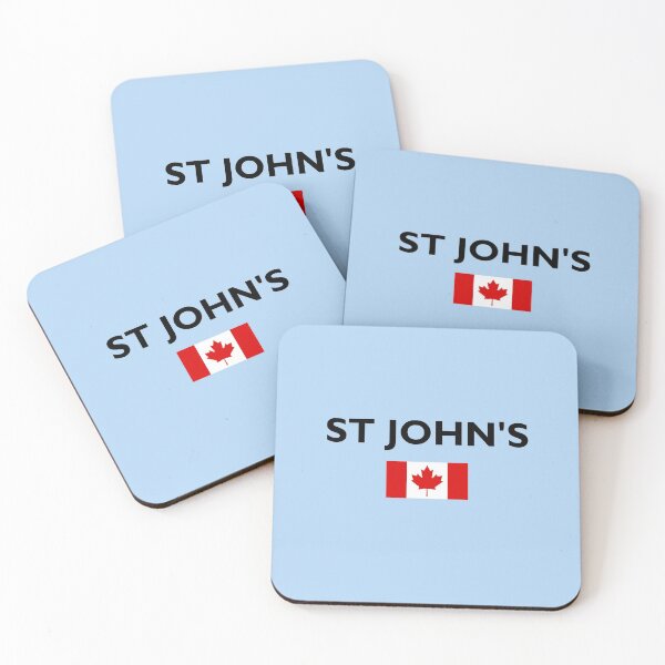 Item preview, St John's Newfoundland Canada Canadian Flag Light-Color designed and sold by TinyStarCanada.