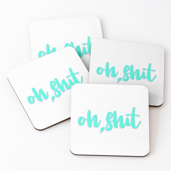 Item preview, Oh shit, colorful tumblr aesthetic sticker designed and sold by hollanov98.