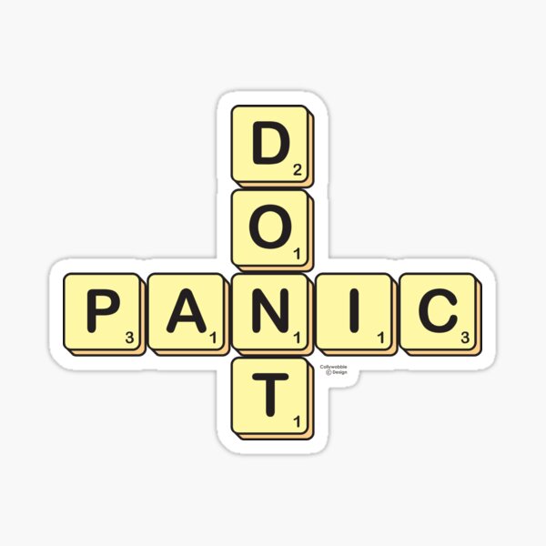 Don't Panic Sticker