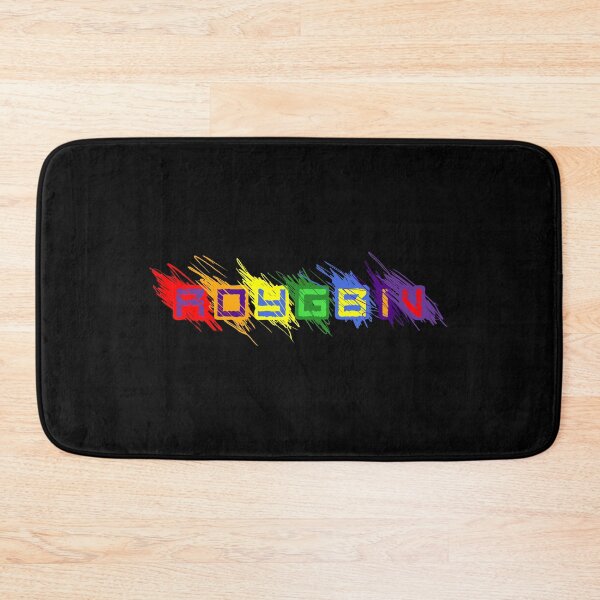 Item preview, ROYGBIV Rainbow Color Spectrum Easy Learning Acronym Design print designed and sold by tronictees.