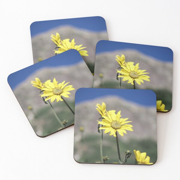 Item preview, Wildflowers in front of mountains designed and sold by Rachel Jeffrey.