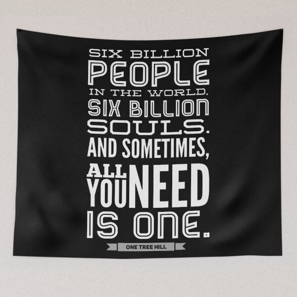 Item preview, One tree hill - six billion, transparent version designed and sold by marieby.