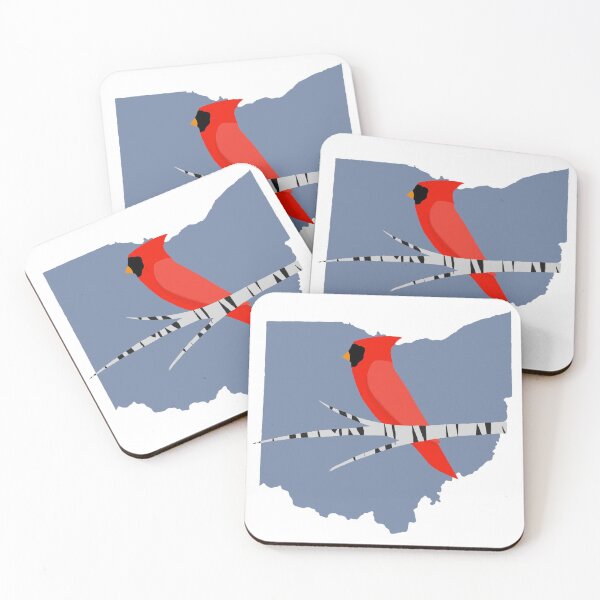 Item preview, Ohio with northern cardinal designed and sold by Enkii.