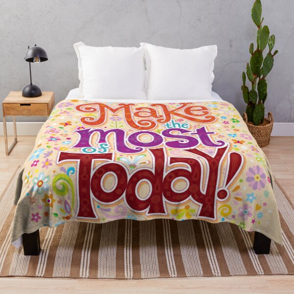 Item preview, Make the most of today - Hand-Lettering Art by Thaneeya McArdle designed and sold by Thaneeya McArdle.