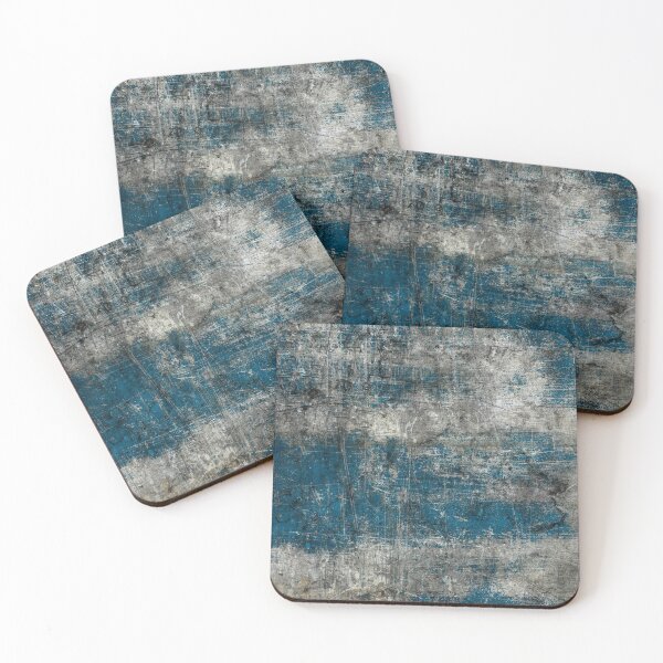 Item preview, Scratched Metal - Blue designed and sold by DesignSyndicate.