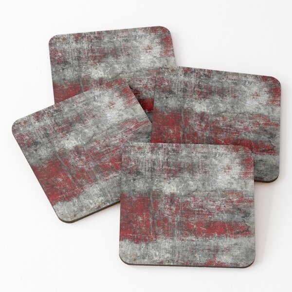 Item preview, Scratched Metal - Red designed and sold by DesignSyndicate.