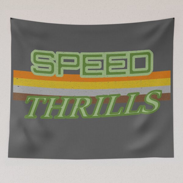 Item preview, Speed Thrills Vintage Retro Style designed and sold by CharJens.