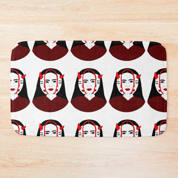 Item preview, demon split face designed and sold by cool stickerz.
