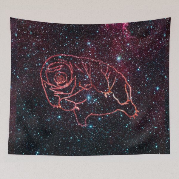 Item preview, Cosmic Majesty - Tardigrade in a Star Field designed and sold by weavernap.