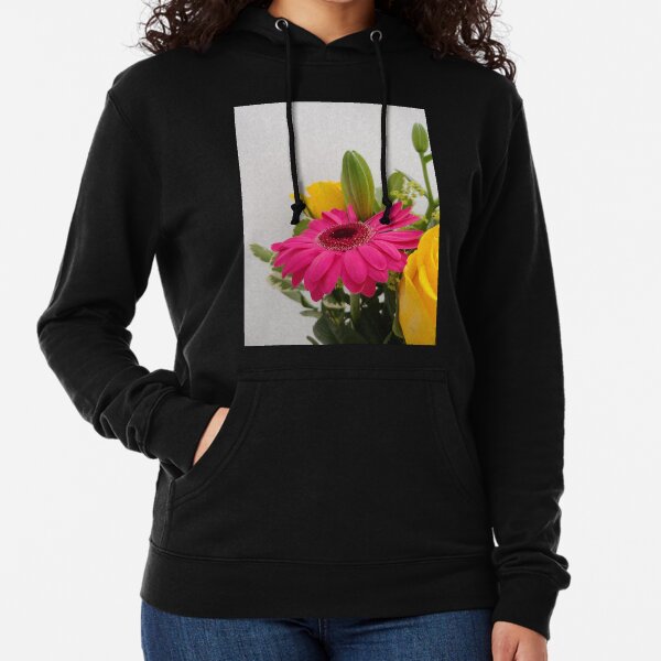 Pink Gerbera Lightweight Hoodie