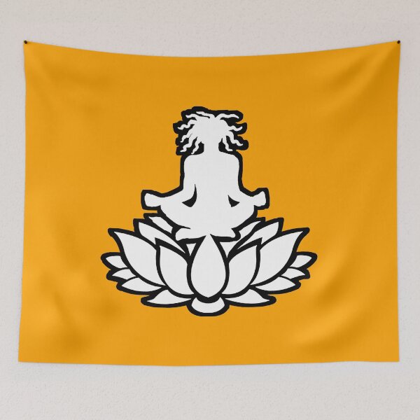 Item preview, White and Black Lotus Flower Meditation - Peace & Simplicity  designed and sold by L.  E. Woodson.