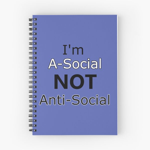 Item preview, A-Social not Anti-Social designed and sold by potluck.
