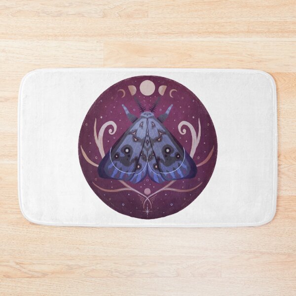Item preview, Graphic Purple Moth with Moon Sketch Artwork designed and sold by Manda Lyn LaCorte.