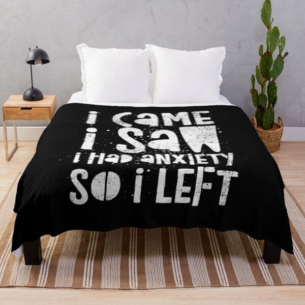 Item preview, Came Saw Left Introvert Social Anxiety Funny Humor Saying design designed and sold by CreatedByHeidi.
