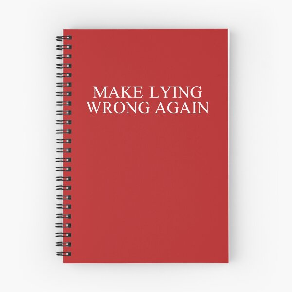 Item preview, Make Lying Wrong Again designed and sold by ResistNow.