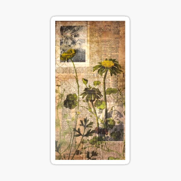 Vellum Flowers Sticker