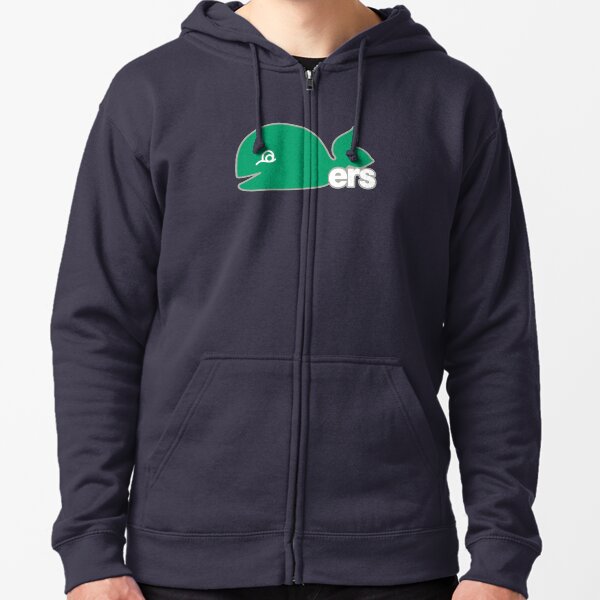 SAVE THE WHALES SHIRT Zipped Hoodie