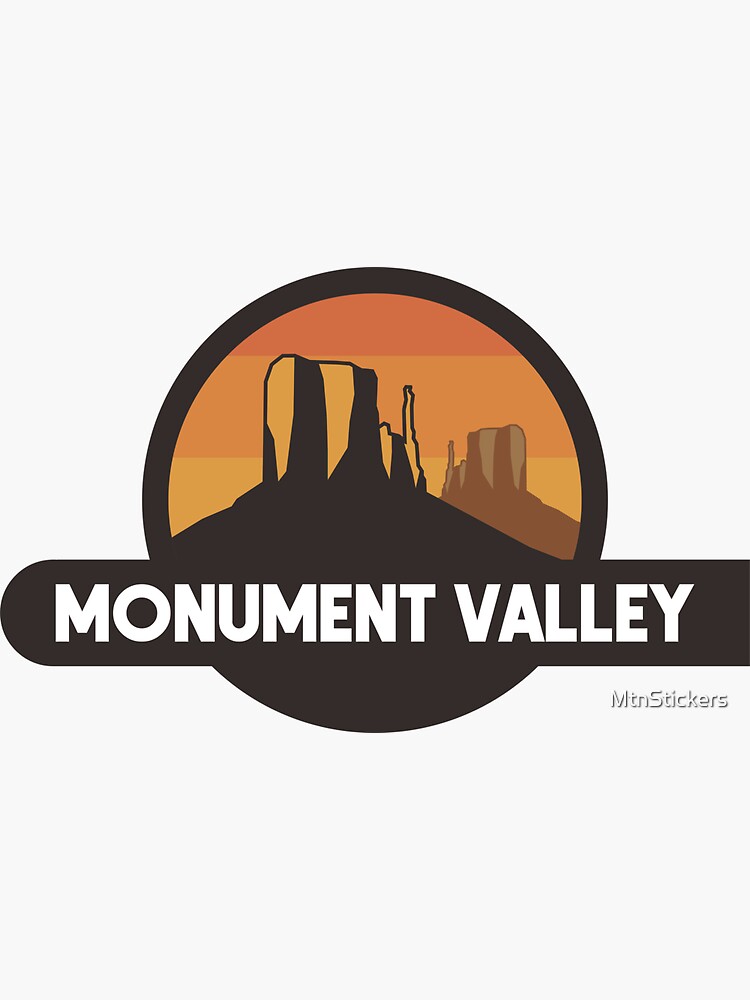 "Monument Valley Utah Arizona National Park Sticker Outdoor Sticker