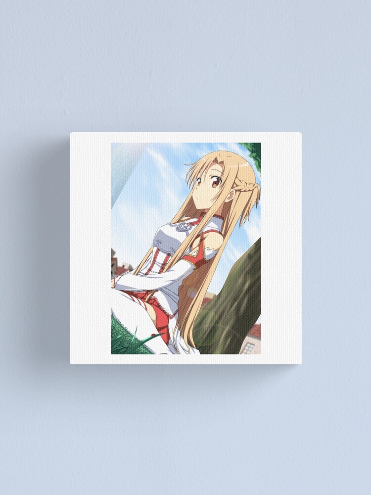 Asuna Cute Anime Girl Canvas Print