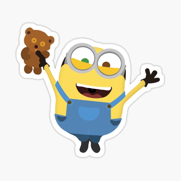 Bob minion Sticker for Sale by deedee dooodles