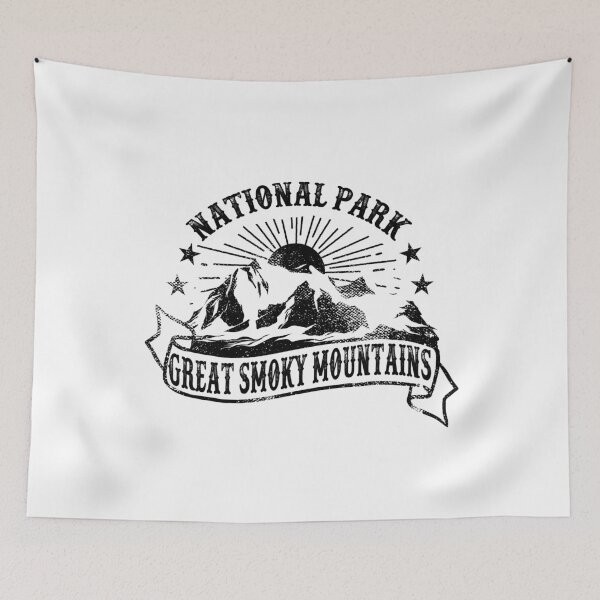 Item preview, Vintage Great Smoky Mountains National Park Tennessee Mountains Tattoo designed and sold by YuliyaR.