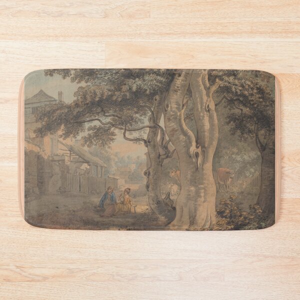 Item preview, Couple in a Farmyard - Paul Sandby - c1782 designed and sold by CrankyOldDude.
