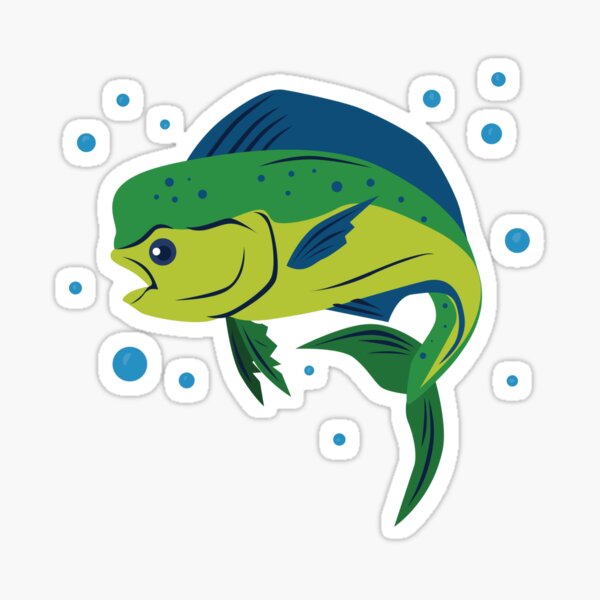 Vista previa del artículo con la obra «Mahi mahi», diseñado y vendido por TheKohakuDragon.