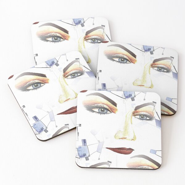 Item preview, Pop surrealism Anime Abstract Artwork  Sensual Feminine Portrait  designed and sold by Nisuris.