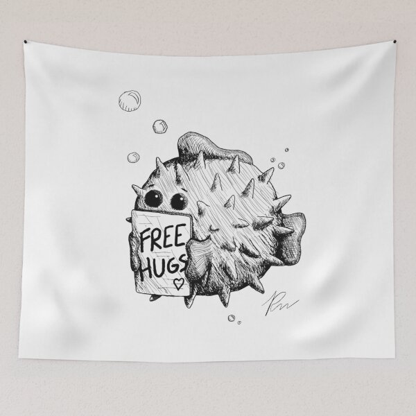 Item preview, Free Hugs designed and sold by RachelRabbbit.