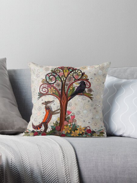 Item preview, fox and crow designed and sold by scrummy.