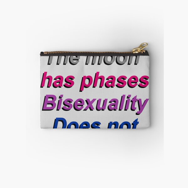 Item preview, The moon has phases, bisexuality does not designed and sold by VolatileMatter.