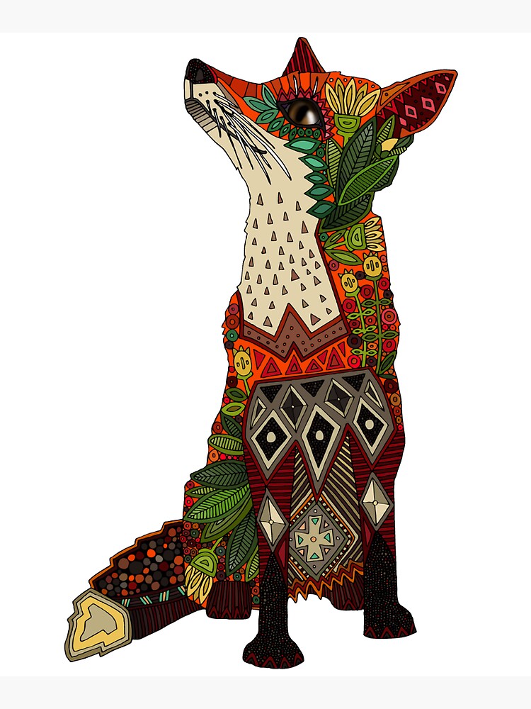 floral fox by scrummy