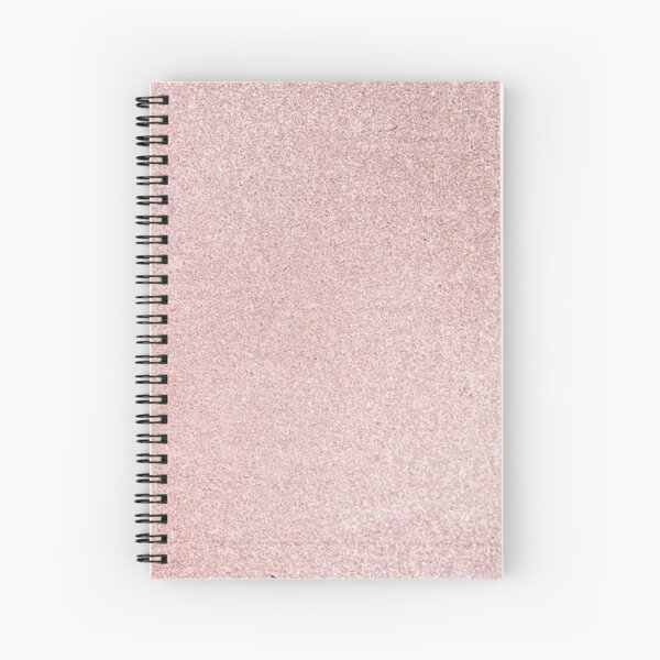 Blush Pink Stardust Spiral Notebook