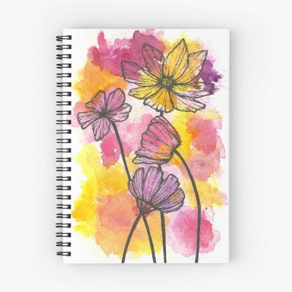 Item preview, Meadow Palette Flowers designed and sold by SerenSketches.
