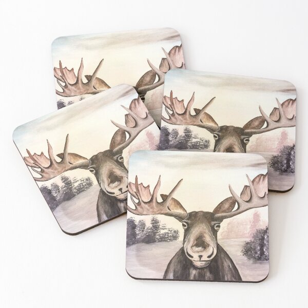 Item preview, Smirking Moose  designed and sold by Hangmyhatart.