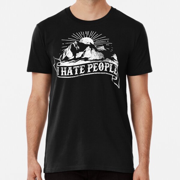 Item preview, Vintage I Hate People Mountains Tattoo designed and sold by YuliyaR.