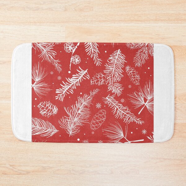 Item preview, Festive Red Holiday Pattern designed and sold by newburyboutique.