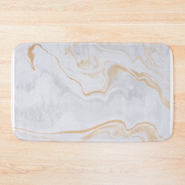 Item preview, White & Gold Liquid Marble  designed and sold by newburyboutique.