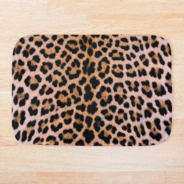 Cheetah Print Bath Mat