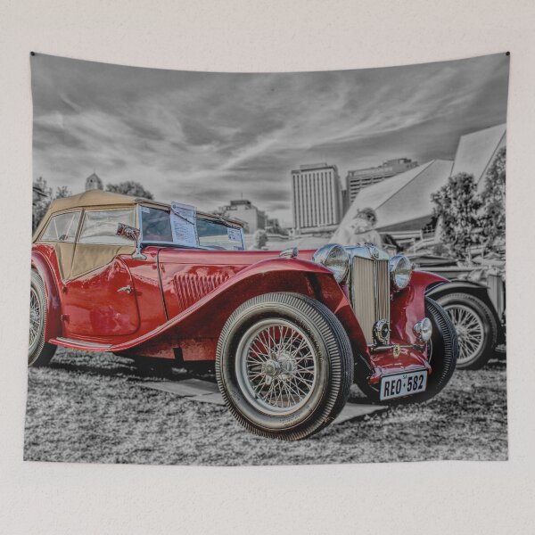 Item preview, Red MG TC at Elder Park designed and sold by Cars around Adelaide.