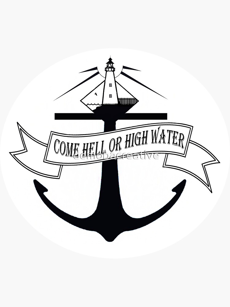Come Hell Or High Water, Ocracoke Lighthouse by demobacreative