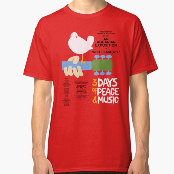 Woodstock Shirt, Sticker & Poster Classic T-Shirt