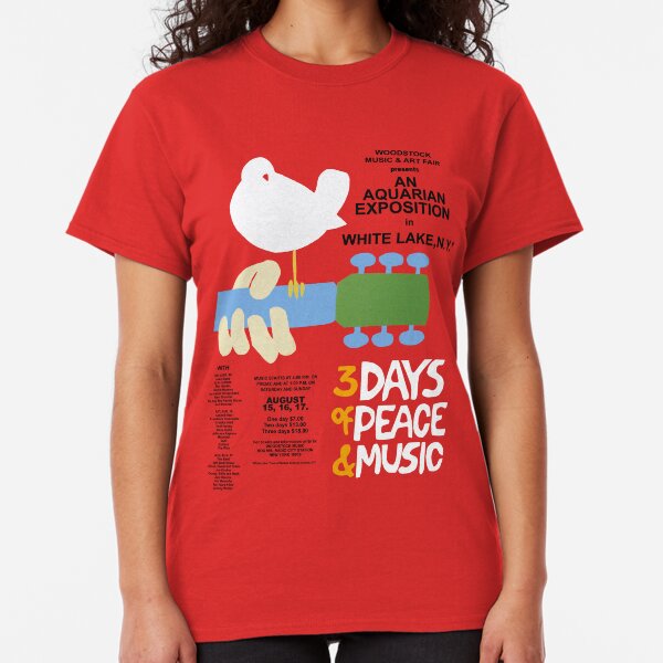 Woodstock Shirt, Sticker, Poster, Mask Classic T-Shirt