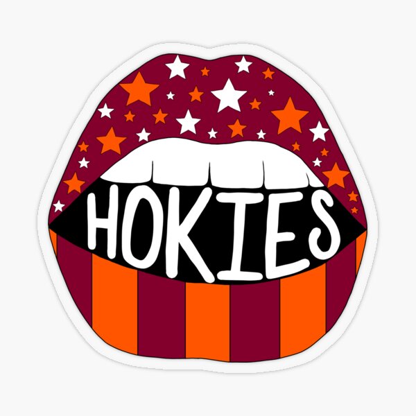 Hokies Transparent Sticker