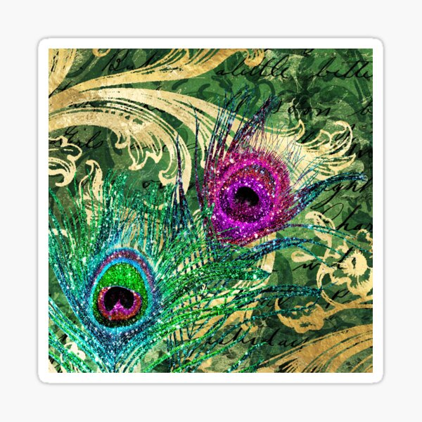 Item preview, Contemporary Peacock Feathers Graphic Design  designed and sold by DEC02.