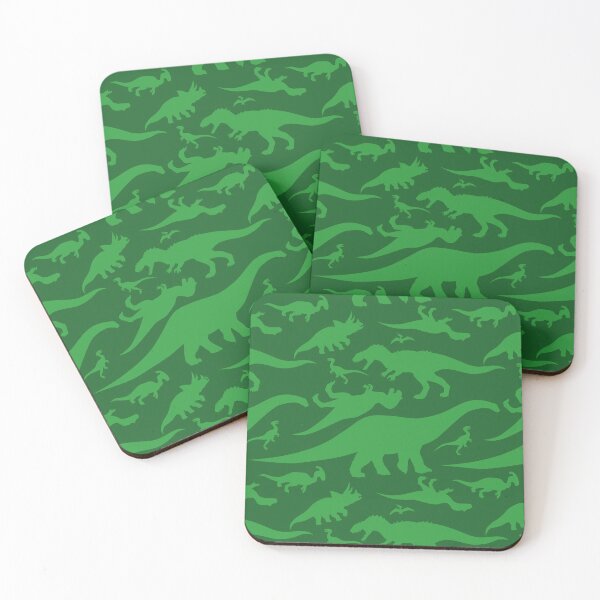 Item preview, Green Dinosaur Pattern designed and sold by TheKohakuDragon.