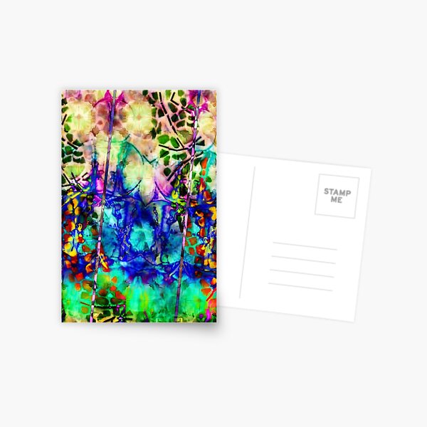 Cathedral Window Postcard