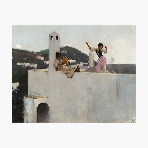 Item preview, John Singer Sargent "Capri" designed and sold by Alexandra Dahl.