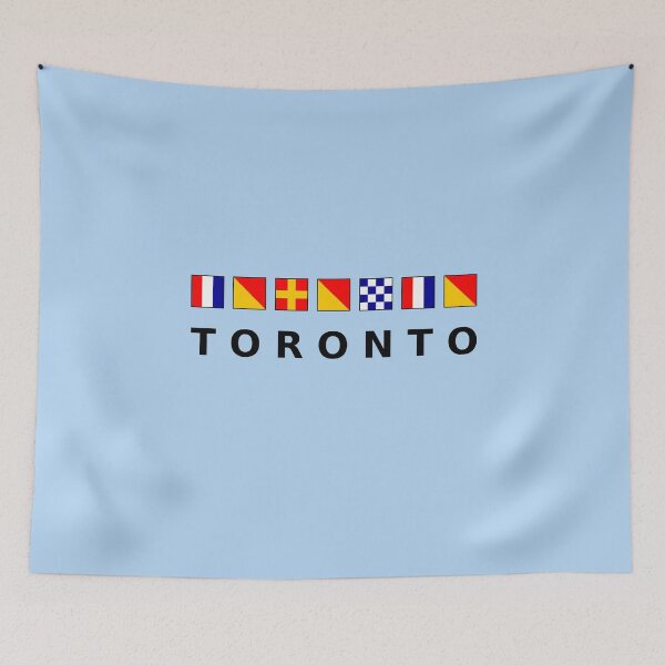 Item preview, Toronto Canada Nautical Sailing Flags Light-Color designed and sold by TinyStarCanada.