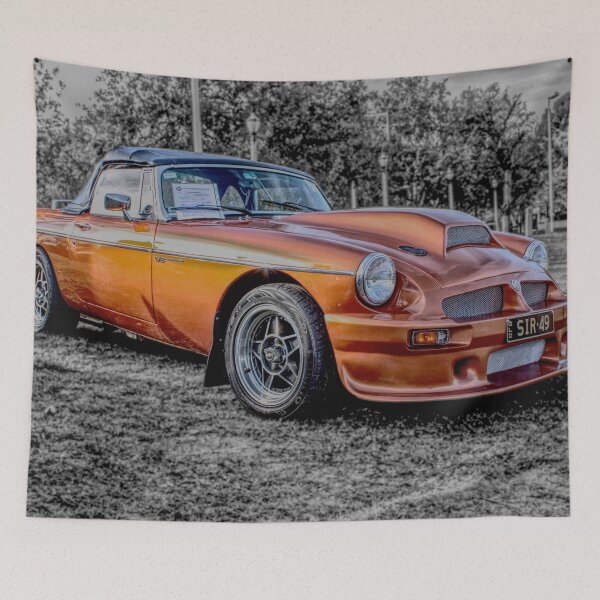 Item preview, MGB with Blower at Elder Park designed and sold by Cars around Adelaide.